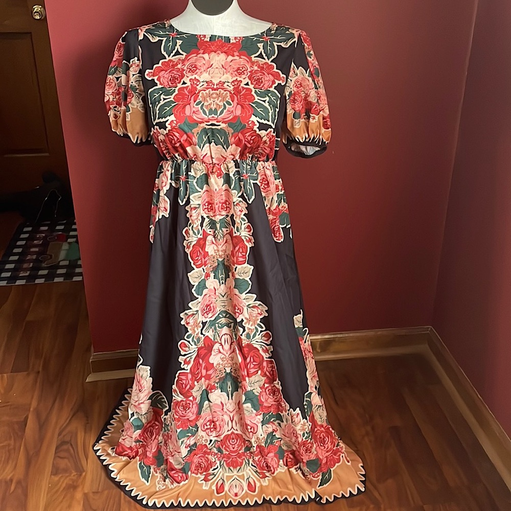 SHEIN Floral Maxi Dress